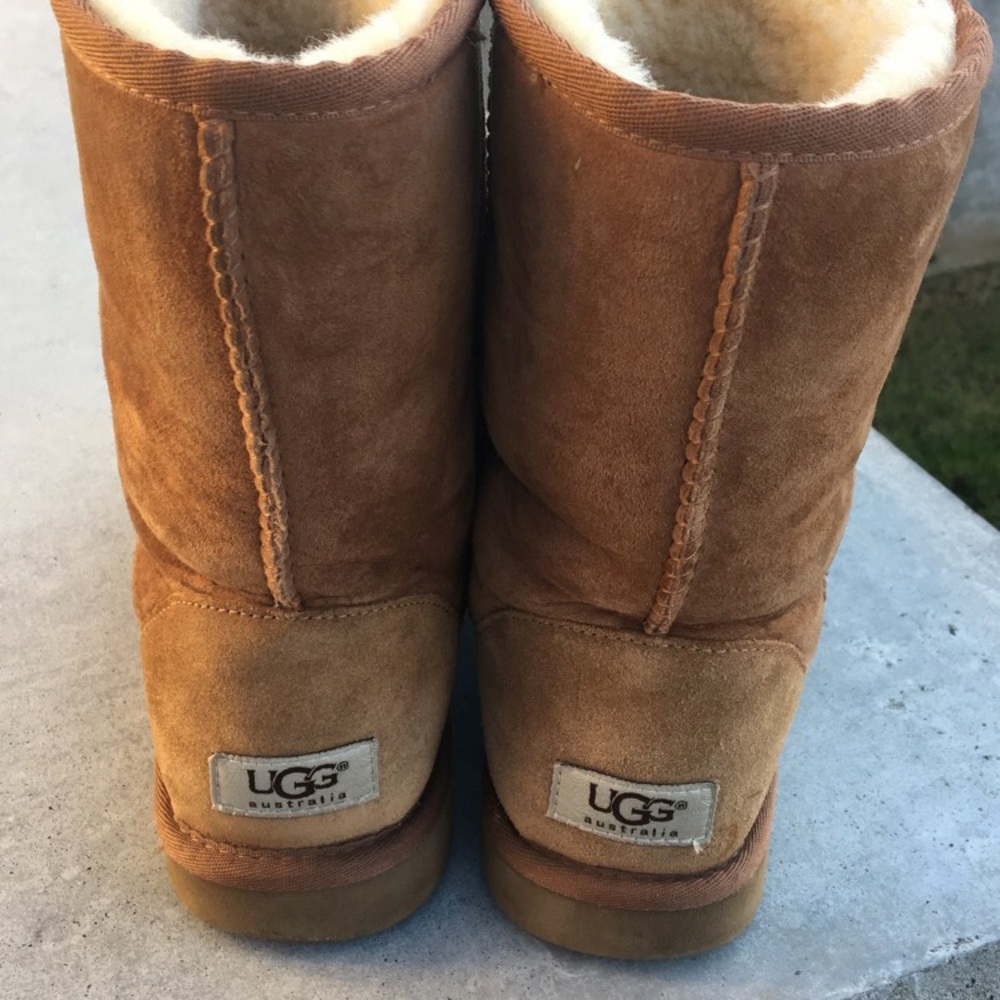 Women’s class short 2 UGG boots in chestnut